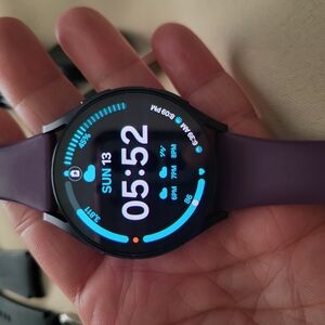 Smart Wearable Watch in Purple